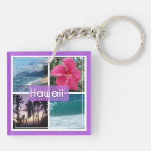 Oahu, Hawaii Seascape Keychain
