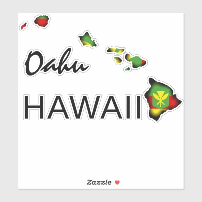 OAHU - KANAKA MAOLI HAWAII ISLANDS BLK (Sheet)