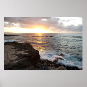 Oahu Sunset Poster