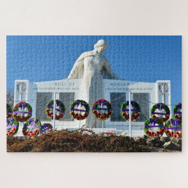 Oak Bay Memorial Victoria Canada Jigsaw Puzzle (Horizontal)