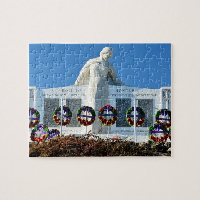 Oak Bay Memorial Victoria Canada Jigsaw Puzzle (Horizontal)
