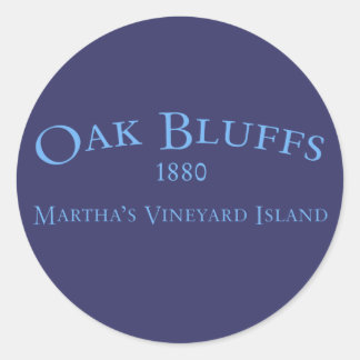Oak Bluffs Incorporated 1880 Sticker