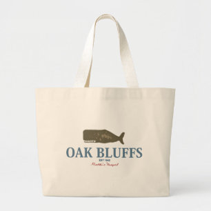 Oak Bluffs - Massachusetts. Large Tote Bag
