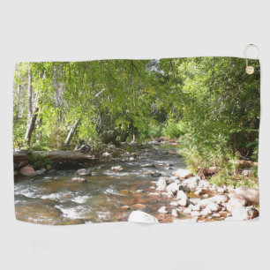 Oak Creek II in Sedona Arizona Nature Photography Golf Towel