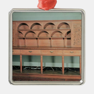 Oak Dresser Metal Ornament