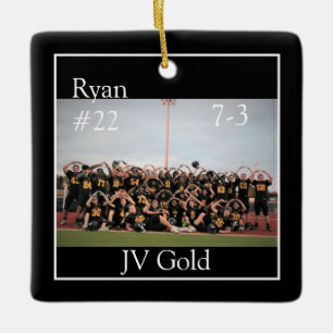 Oak Football Personalized Ornament