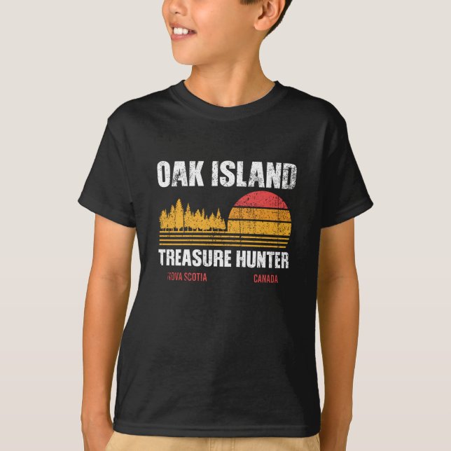Oak Island Canada Hunting T-Shirt (Front)