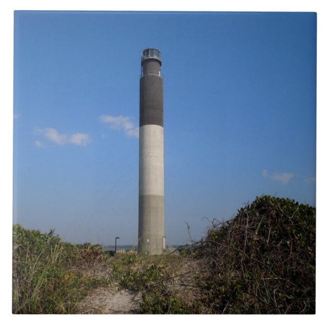 Oak Island Lighthouse Tile (Front)