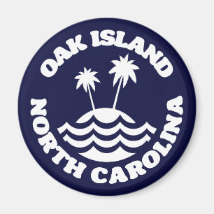 Oak Island,North Carolina Magnet