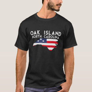 Oak Island North Carolina USA State America Travel T-Shirt