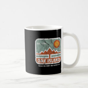 Oak Island Treasure Hunt Supply Vintage 1795 Map M Coffee Mug