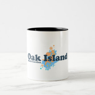 Oak Island. Two-Tone Coffee Mug
