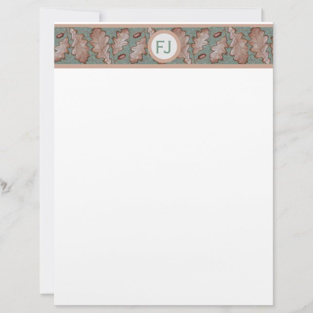  Oak leaf Border Letterhead (Front)