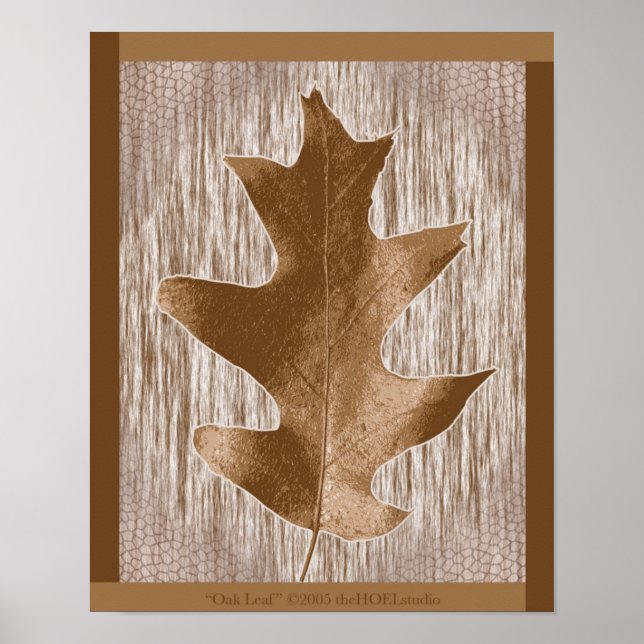 Oak Leaf Poster (Front)