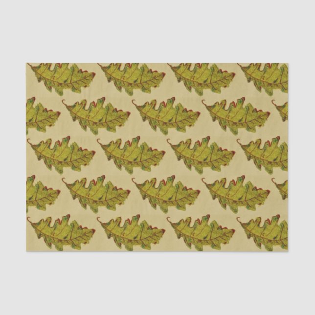 Oak Leaf Tissue Paper (Front)