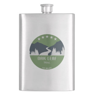 Oak Leaf Trail Hip Flask