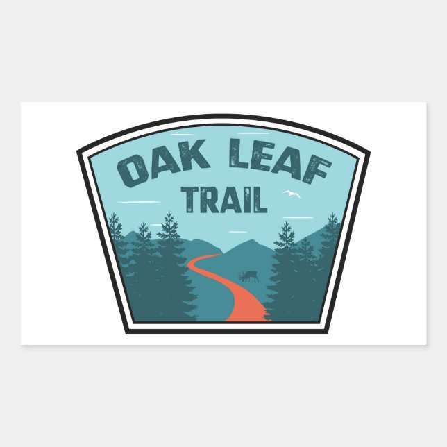 Oak Leaf Trail Sticker (Front)