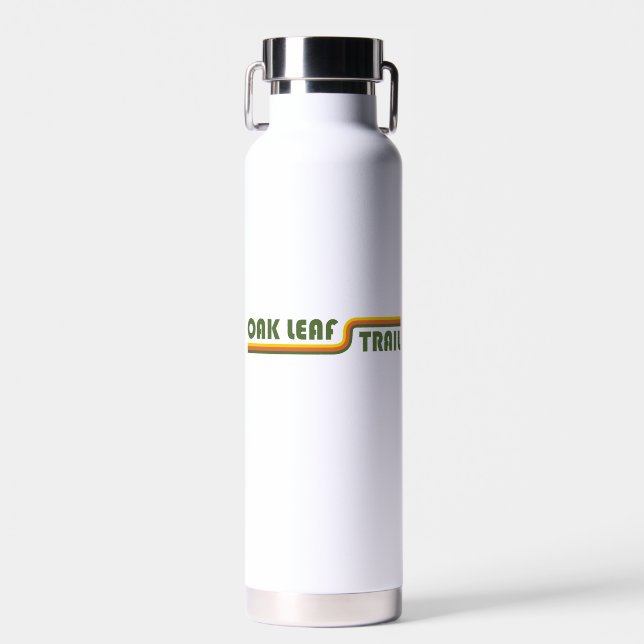 Oak Leaf Trail Wisconsin Water Bottle (Front)