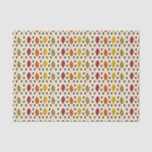 Oak leaves and Acorns Fall Autumn Wedding Tissue Paper