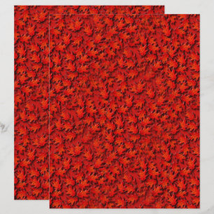 Oak Leaves Nature Art Pattern Scrapbook