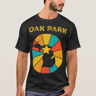 Oak Park Michigan Vintage Distressed Souvenir 1 T-Shirt