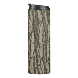 Oak Tree Bark Camo for Men Hunting Apparel Thermal Tumbler