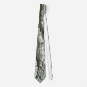 Oak Tree Bark Real Wood Camo Nature Camouflage Tie