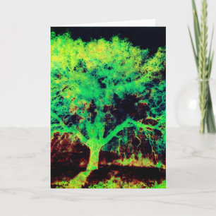 Oak Tree Birthday Card
