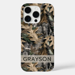 Oak Tree Camouflage Personalized Case-Mate iPhone 16 Pro Case