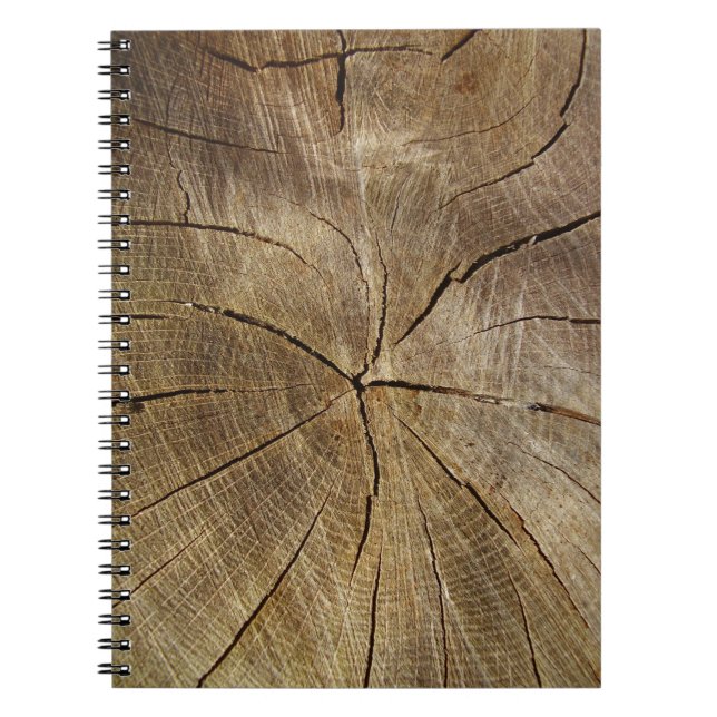 Oak Tree Cross Section Photo Notebook (Front)