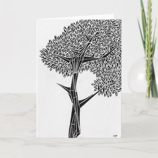 Oak Tree Greeting Card (Front)