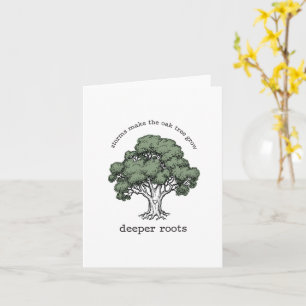 Oak Tree Greeting  Card