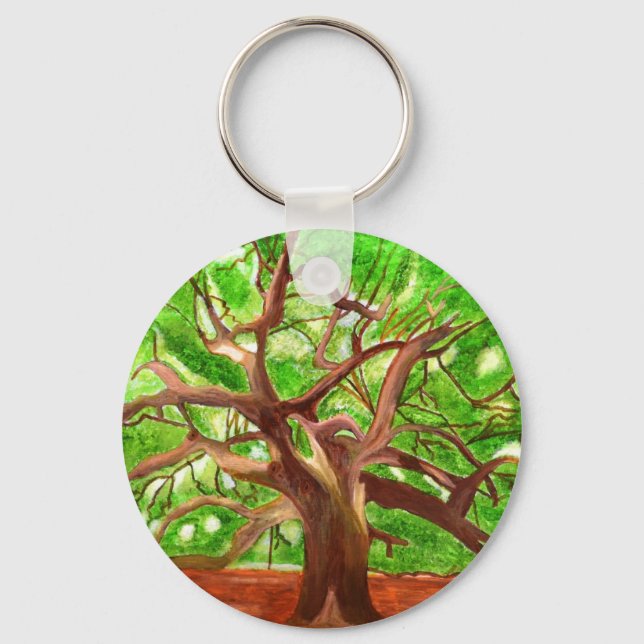 Oak Tree Keychain (Front)