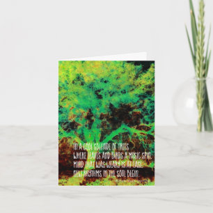 Oak Tree Poetry All Occassions Card