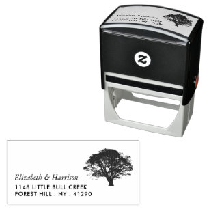 Oak Tree, Rustic & Minimalistic Self-inking Stamp