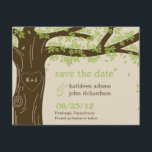 Oak Tree Save The Date Card<br><div class="desc">Your wedding will not be as special without the right people there. Request the special people in your life to save the date for your big day with this fun, modern, and romantic Oak Tree save the date card from Berry Berry Sweet. Matching wedding announcement and thank you cards available...</div>