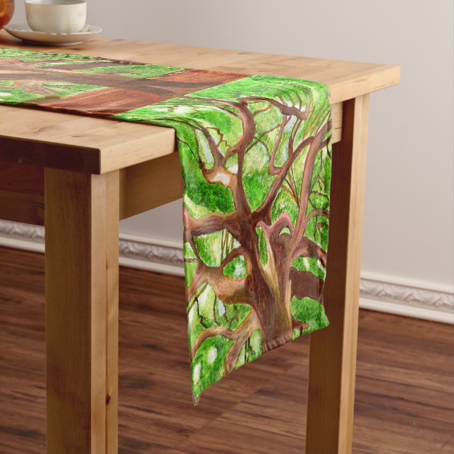 Oak Tree  Short Table Runner (In Situ)