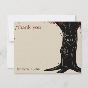 Oak Tree Thank You Card