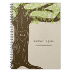 Oak Tree Wedding Planner Notebook - Green