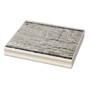 Oak Wood Texture Rubber Art Stamp