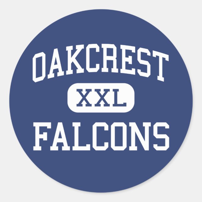 Oakcrest - Falcons - High - Mays Landing Classic Round Sticker (Front)