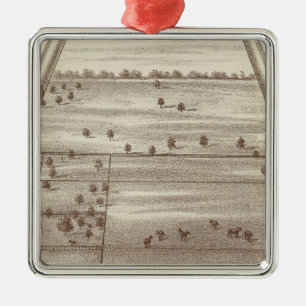 Oakdale Ranch Metal Ornament