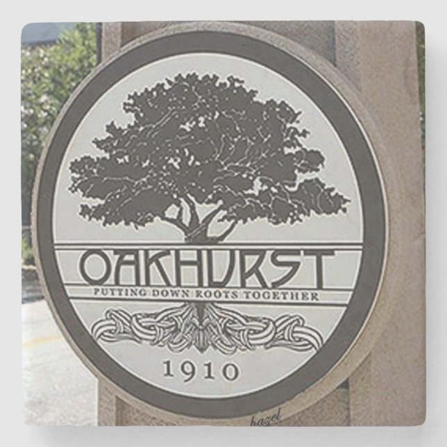 Oakhurst, Oakhurst Coaster, Oakhurst Decatur Stone Coaster (Front)