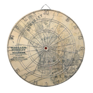Oakland, Berkeley, Alameda. Dartboard