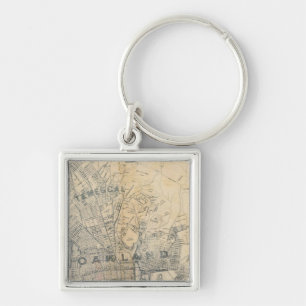 Oakland, Berkeley, Alameda Keychain
