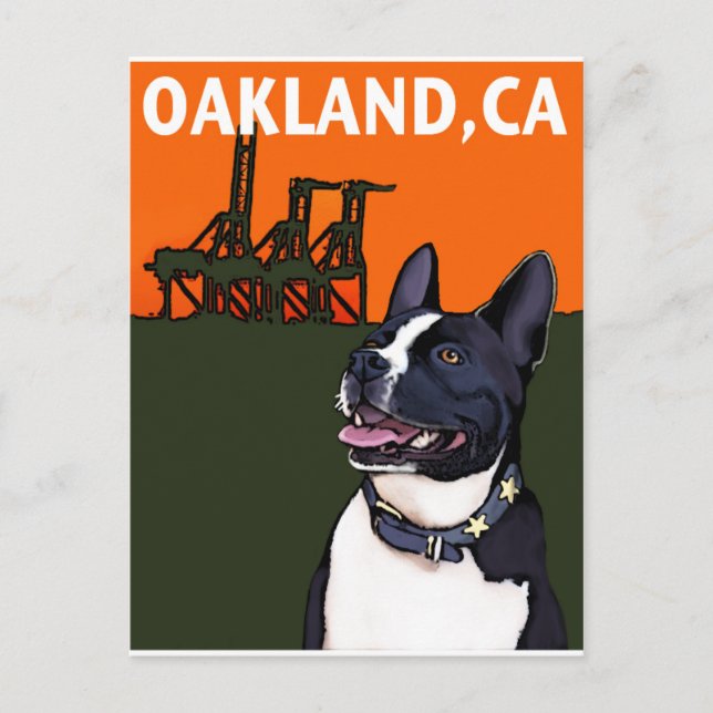 OAKLAND, CA Mutt - Harry Postcard (Front)