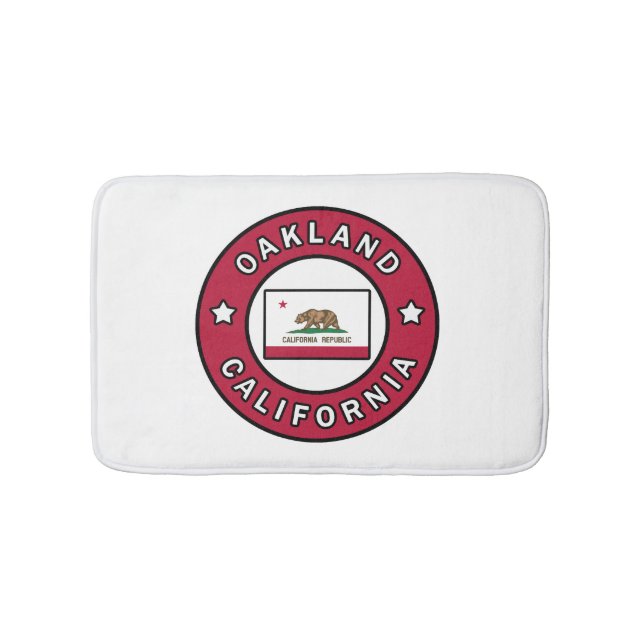 Oakland California Bath Mat (Front)