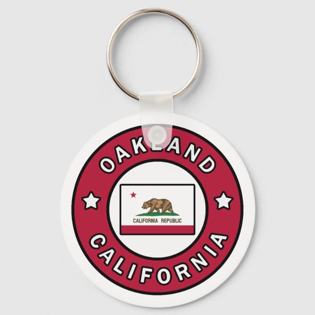 Oakland California Keychain (Front)