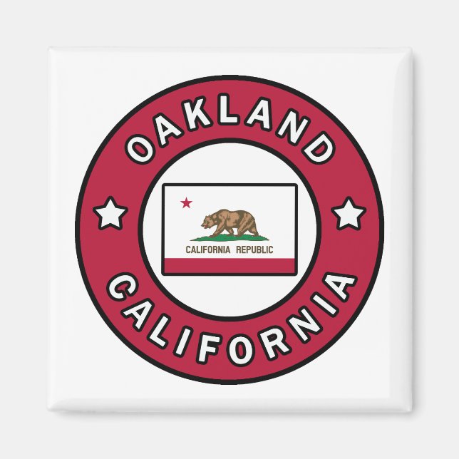 Oakland California Magnet (Front)