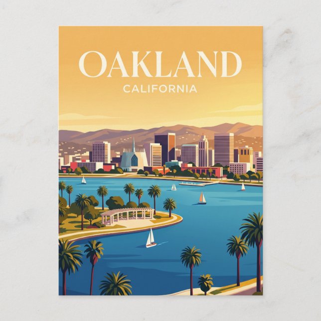 Oakland California Postcard (Front)